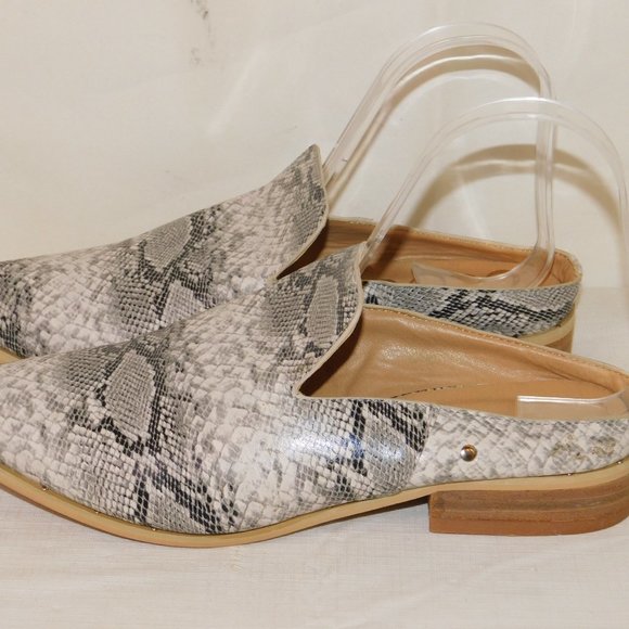 CCOCCI Snakeskin Print Slip On Mules Slides Size 8 - Picture 6 of 10